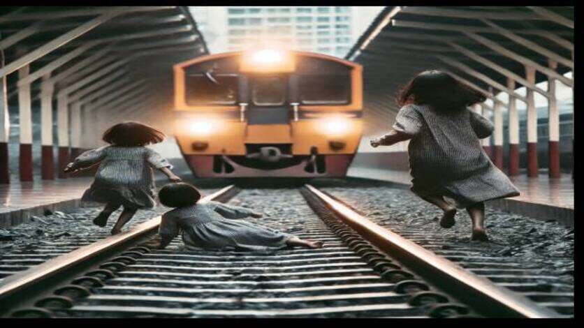 रामपुर : मां के पीछे दौड़ीं मासूम बहनें, ट्रेन की चपेट में आकर दर्दनाक मौत