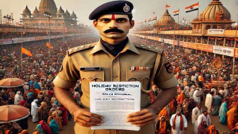 Mahakumbh 2025 : पुलिस कर्मियों की छुट्टियों पर रोक के आदेश, केवल इन्हें मिलेगी छूट