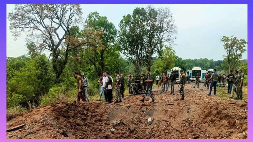 छत्तीसगढ़ मुठभेड़: सुरंगों में छिपे नक्सलियों का बड़ा खुलासा, हथियार फैक्ट्री और देसी रॉकेट लॉन्चर बरामद