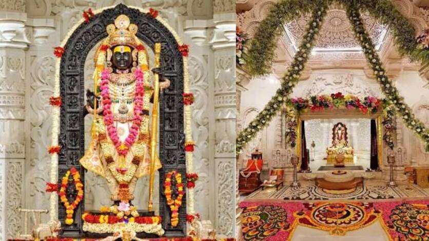 अयोध्या: रामलला की प्राण प्रतिष्ठा की पहली वर्षगांठ पर श्रद्धालुओं का सैलाब, रामनगरी में उत्सव का माहौल