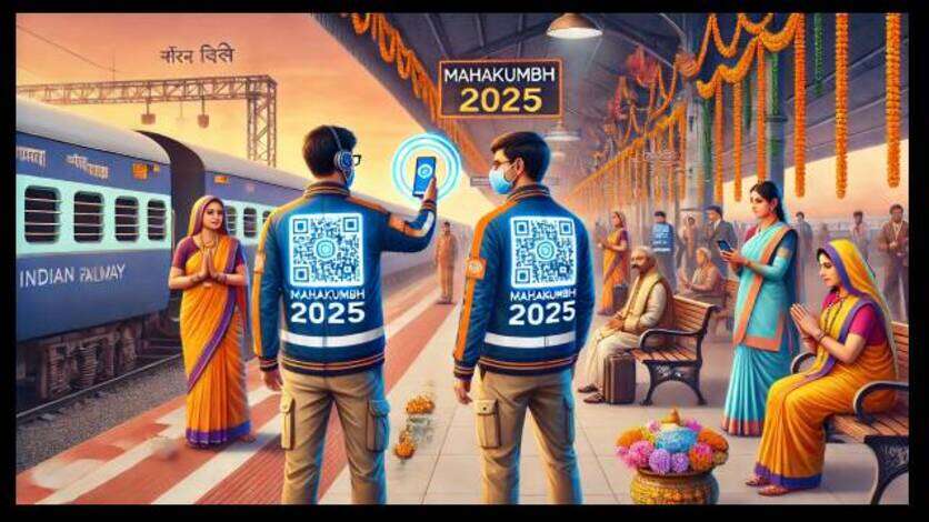 Mahakumbh Railway Ticket : इंडियन रेलवे की अनोखी पहल, कर्मियों की जैकेट से बनेगी रेल टिकट
