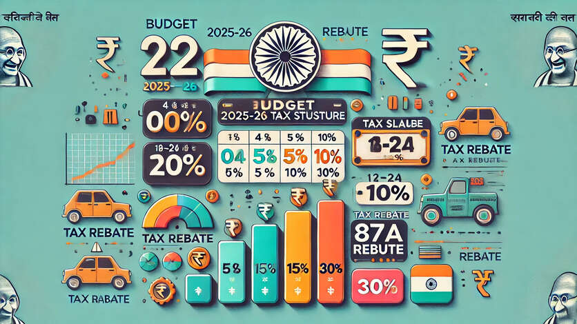 Budget 2025 : 12 लाख तक टैक्स फ्री, फिर 4-8 लाख पर 5% और 8-12 लाख पर 10% Tax का क्या चक्कर है? समझें पूरा गणित